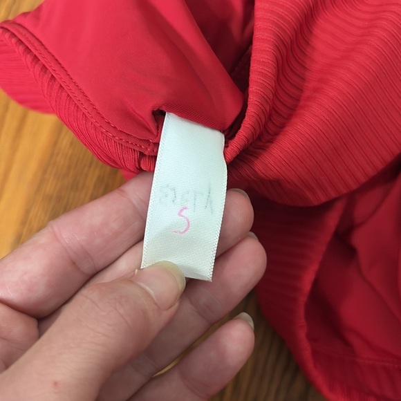 Andie x Mindy Bikini Set Maui Top Rib Swimsuit Flame Red size small NWT/NWOT - Picture 13 of 14